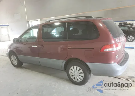 2003 Toyota Sienna Le из США, поврежденный, VIN 4T3ZF13C73U521699